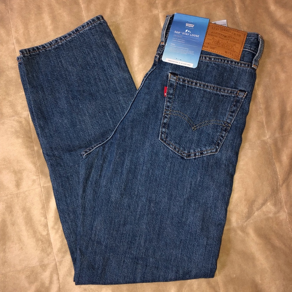 Levi's Relaxed Fit Denim Jeans - Classic Blue